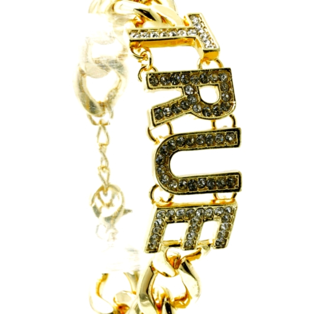 Gold colored "True" Bracelet 💞💞